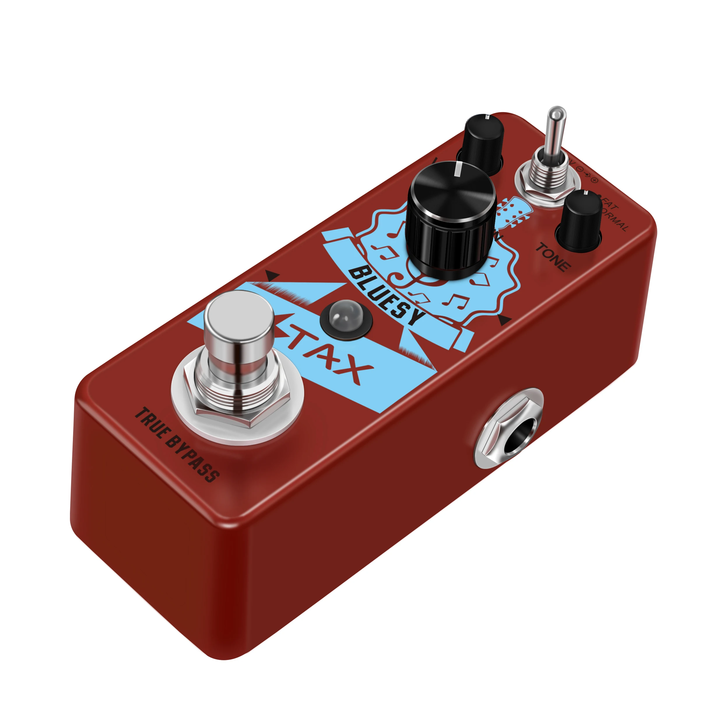 Rowin Stax LEF-321 Bluesy Blues Overdrive гитарная педаль эффектов из алюминиевого сплава True Bypass