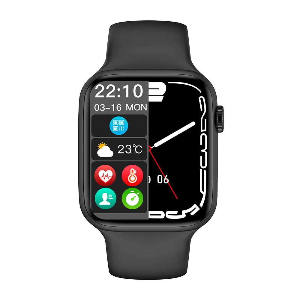 Smochm-reloj inteligente W27Pro W27Max, 16 unids/lote, 45MM, NFC, resistente al agua, Compatible con Bluetooth, llamadas