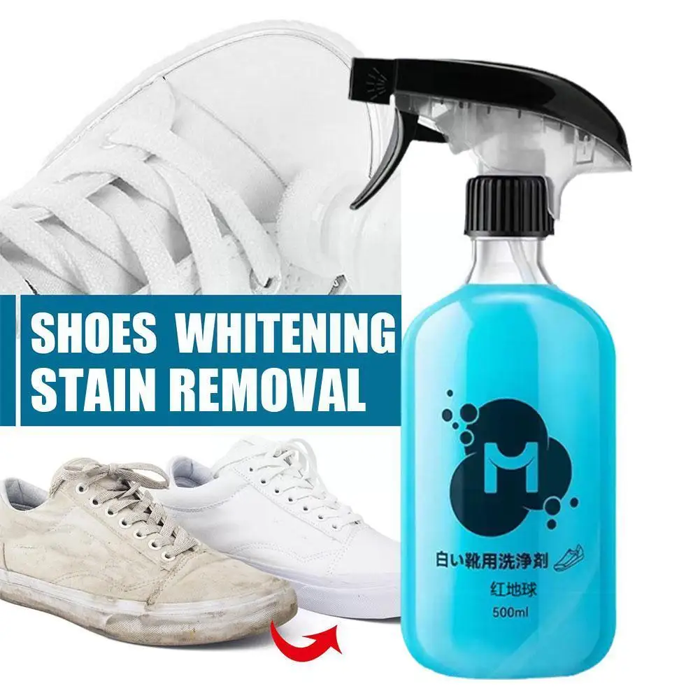 

500ml Shoe Whitener White Shoe Clearning Foam White Tool Whiten Sneakers Shoes Cleaning Refreshed Polish Care Cleaner N7k2