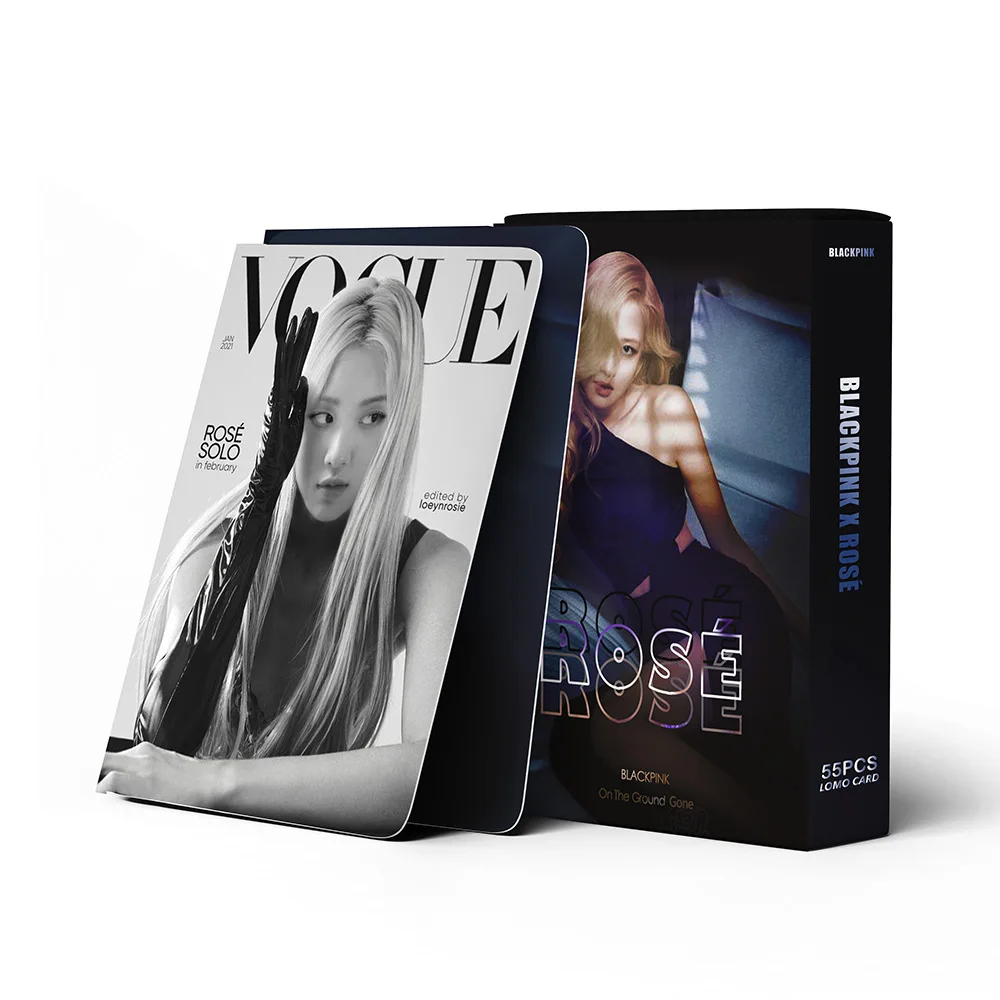 55 шт./компл. Kpop ROSE новый альбом APT ломо-карта открытка фотопринт карты изображение