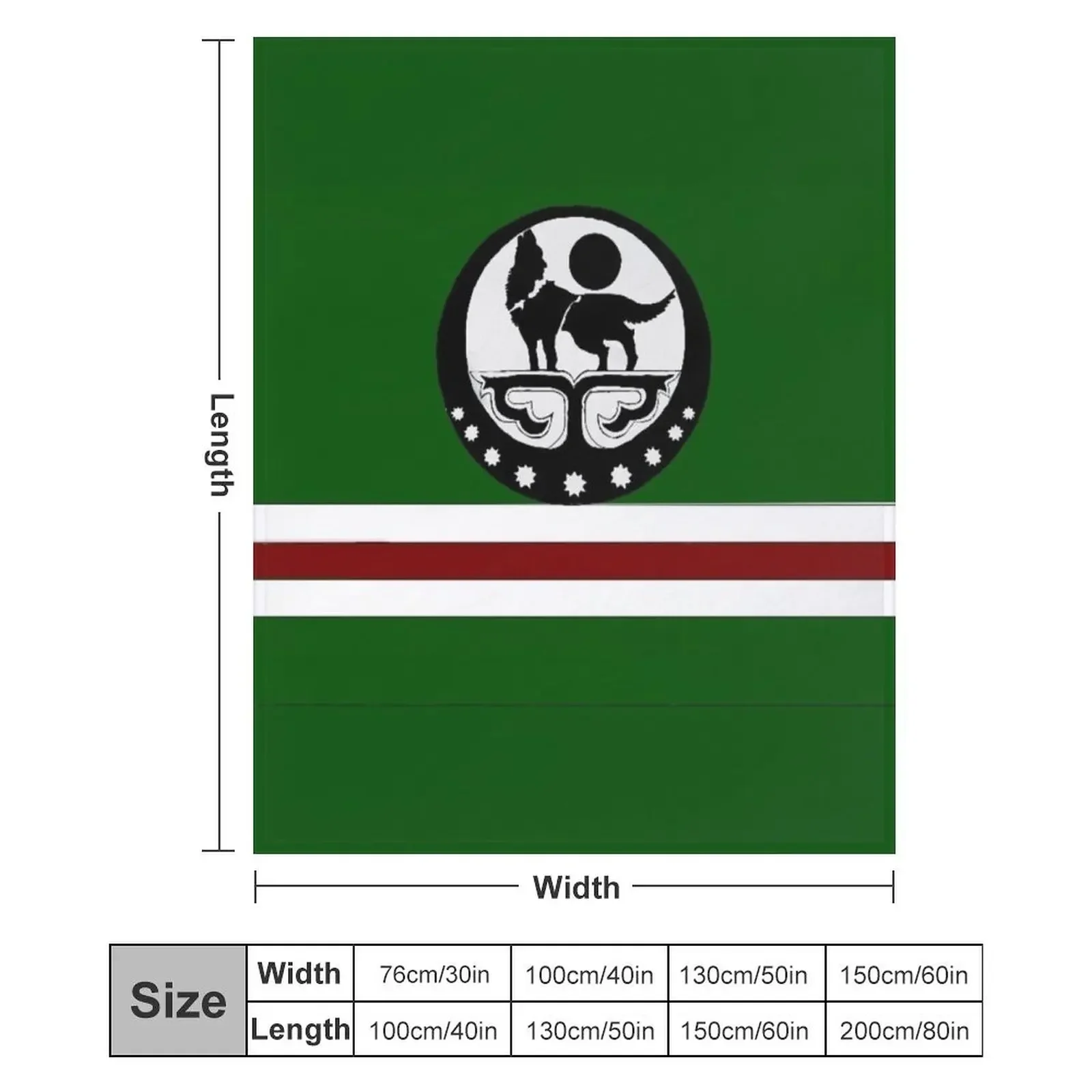 Одеяло с флагом Чечен роскошные утолщенные многоцелевые одеяла