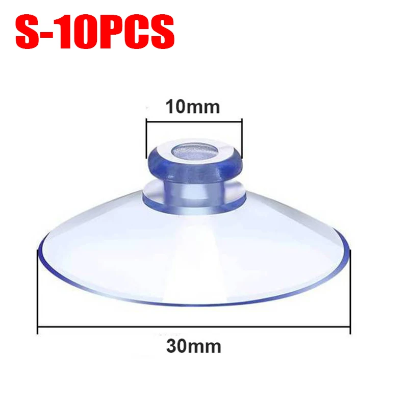 

Прозрачные вакуумные присоски-крючки из ПВХ, набор из 10 штук