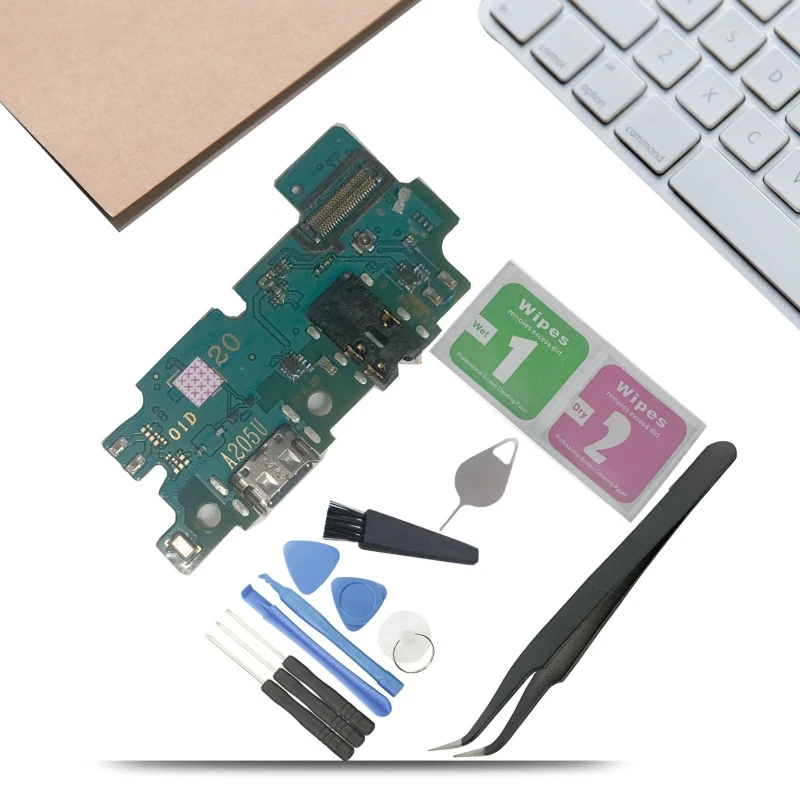 compatible with samsunga20 sma205u a205u cellphone usb charging port flex cable mobile phone replacement accessories e8be free global shipping