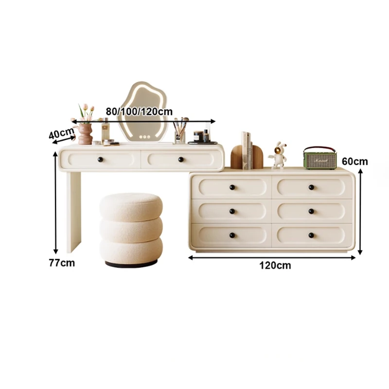 Современный роскошный туалетный столик модный для макияжа в скандинавском стиле