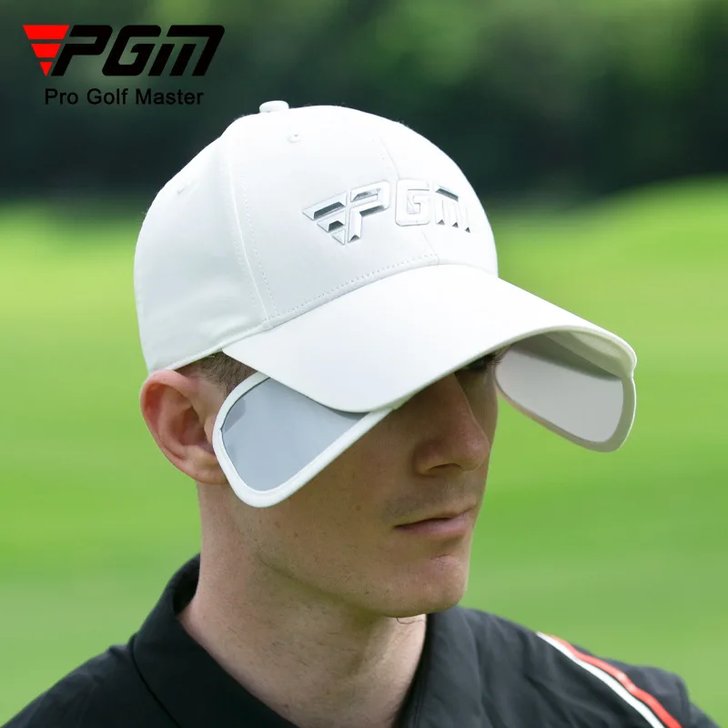 

PGM Men's Golf Hat Full-face Unisex Sunscreen Hats for Golf Retractable Sweat-absorption Flash Dry Golf Cap for Women Men Hat