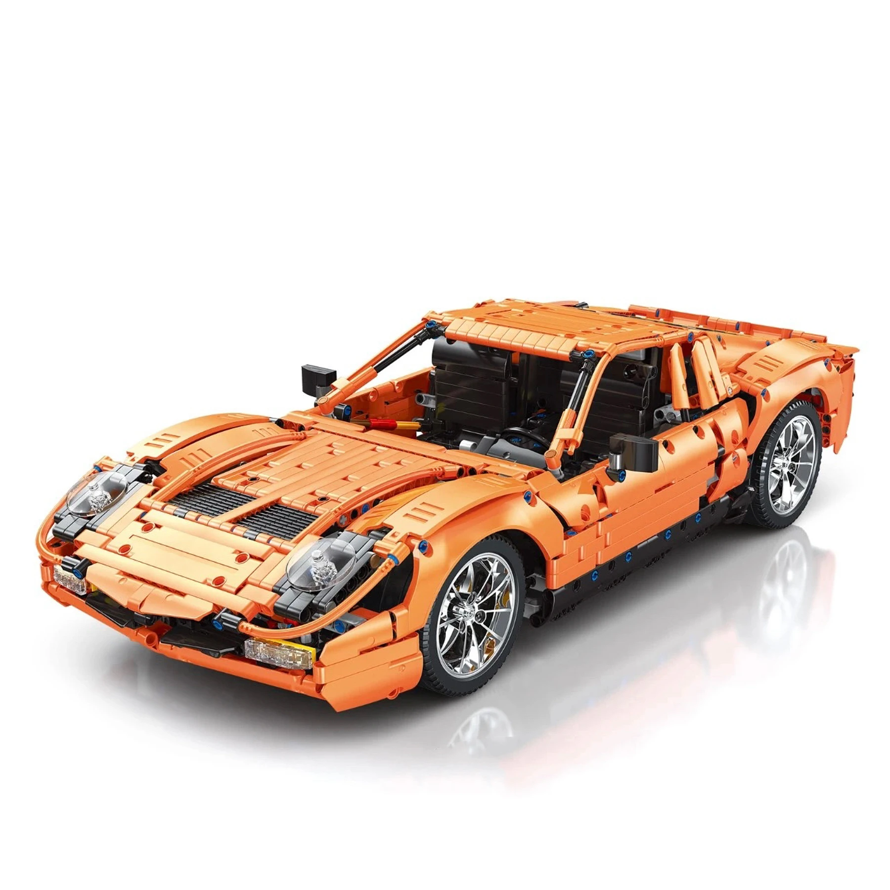 

Высокотехнологичные игрушки, Классическая модель Miura SV, подходит для 42056 строительных блоков MOC Lamborghiniss, супергоночный автомобиль, кирпичи, подарки для мальчиков