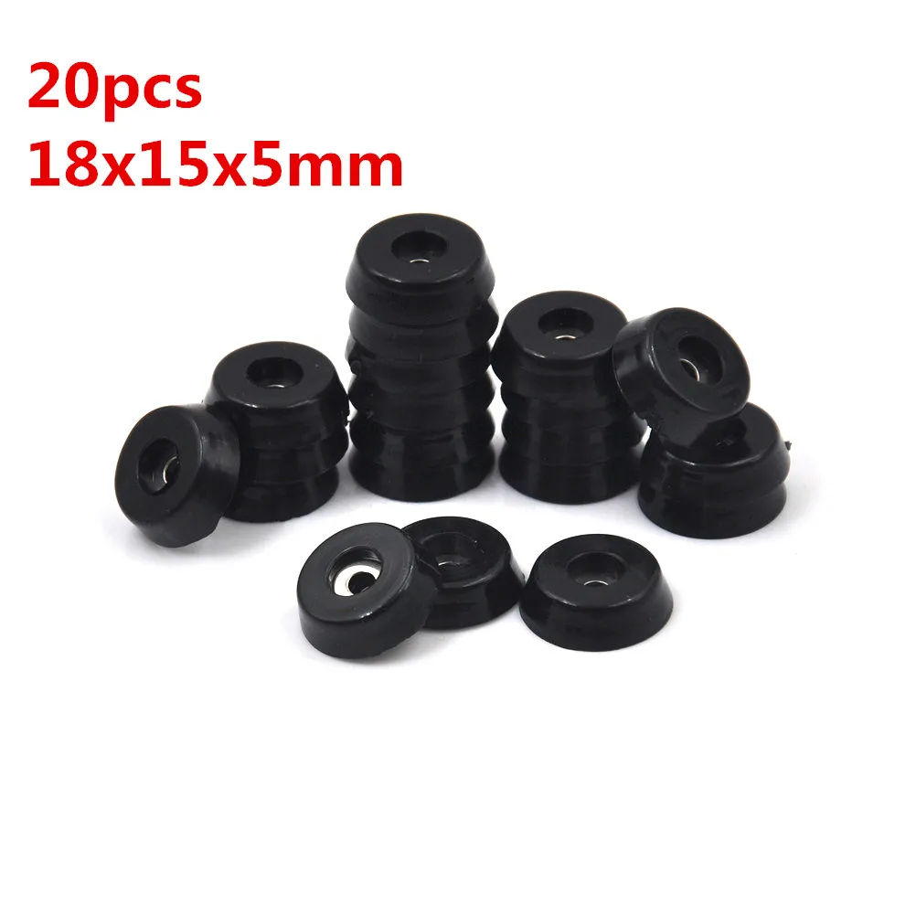 

18x15x5 мм 20 шт. резиновые подставки под стулья для защиты пола