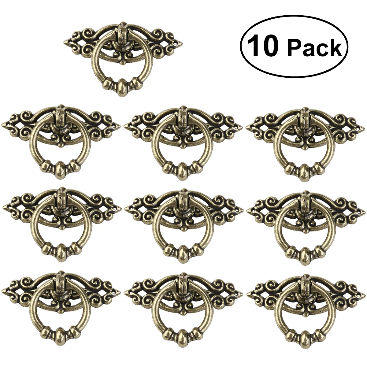 

Brass Cabinet Handles Door Handle Knob Drawers Closet Ring Pulls Dresser Drawers Brass Drawer Knobs Kitchen Cabinet Knob