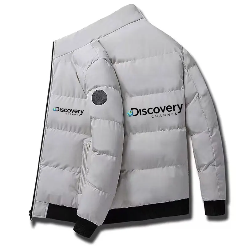 

2022 Fall Winter New Discovery Print Men's Sports Jacket Hoodie Casual Windproof Cycling Windbreaker Zip Jacket Top Size M-5XL