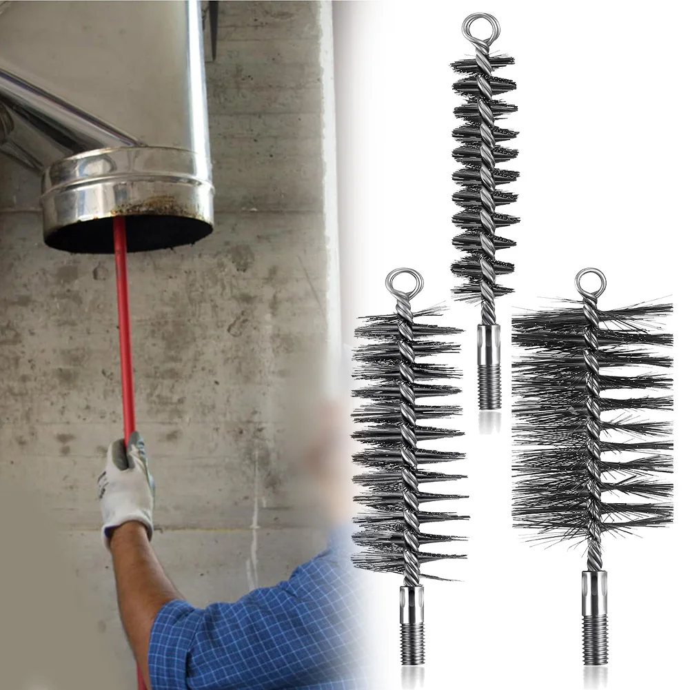 Для котлов дымохода Чистка печи Щетка для котла жестких зон Экономичное чистящее