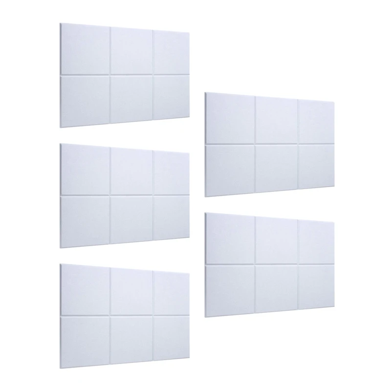 

30PCS Acoustic Absorption Panel 12Inch x 12Inch x 0.4Inch Sound Proof Padding for Echo Bass Isolation for Acoustic