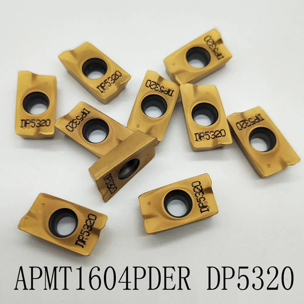 Твердосплавные пластины APMT1604PDER DP5320 10 шт. фрезерные головки для обработки стали с