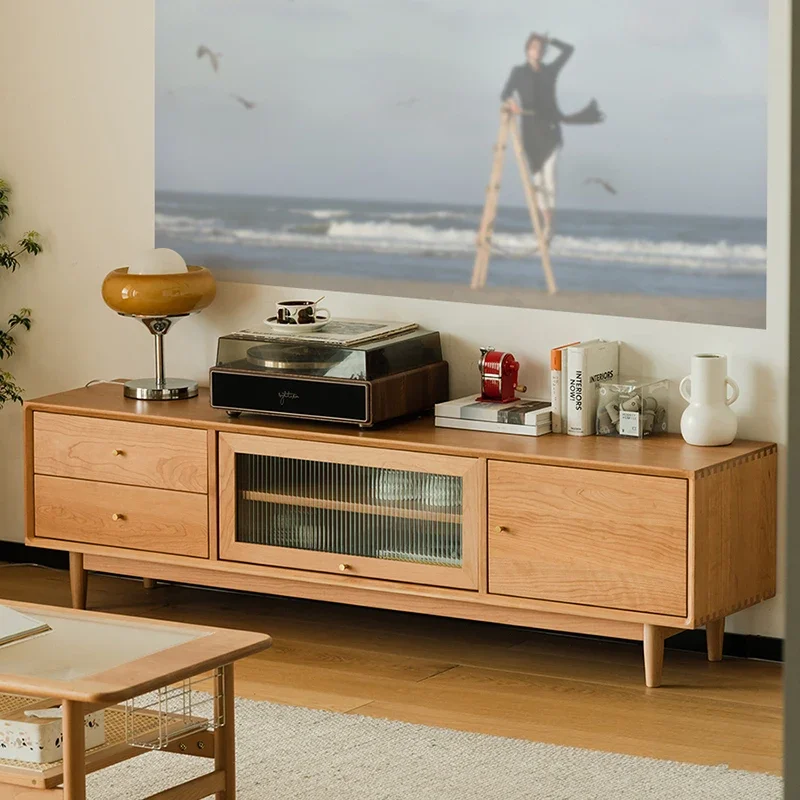 Простой дизайн деревянные телевизионные подставки для гостиной роскошный шкаф