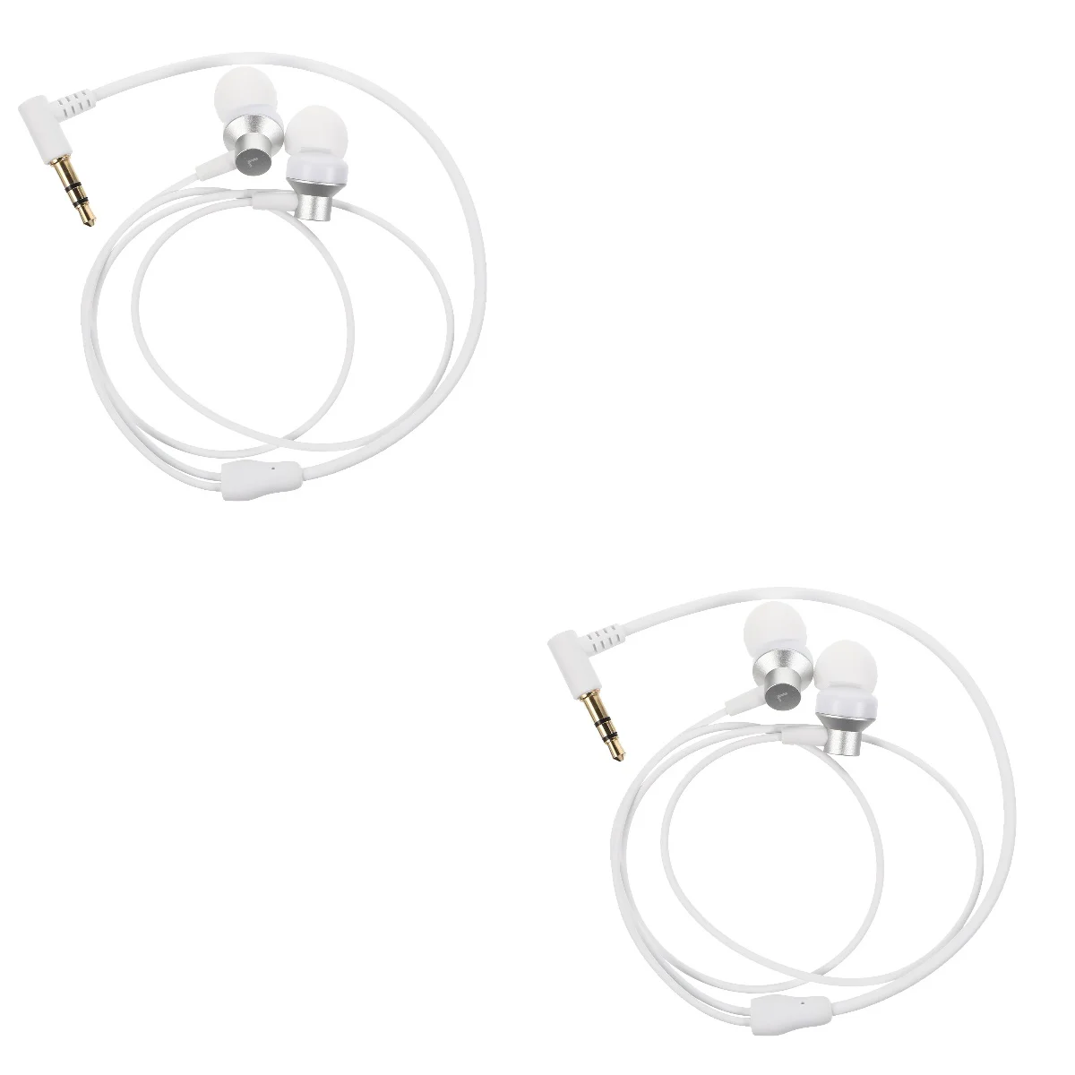 

2 Practical in-ear Earbuds Headphones Compatible for 2 VR Glasses