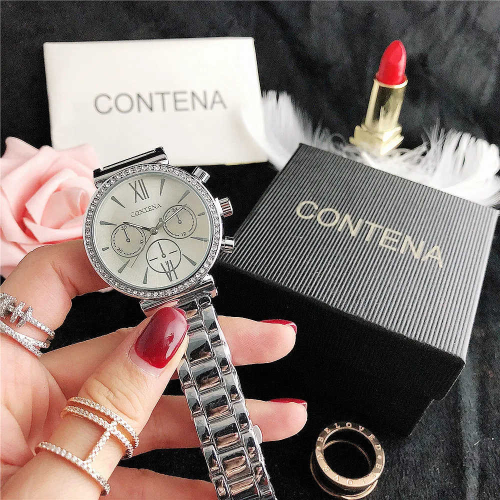 

Наручные часы, роскошные часы для женщин, классический модный дизайн, Алмазный Стиль, нержавеющая сталь, 5 цветов на выбор, доставка по всему ...