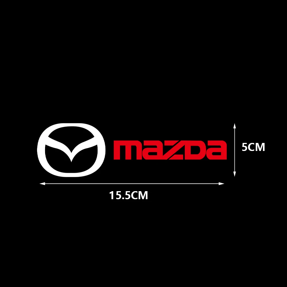 

2 шт. виниловая наклейка на кузов, украшение багажника, наклейка, аксессуары для Mazda 2 3 5 6 Axela CX-5 CX-3 Atenza Demio RX7 MX3 MS