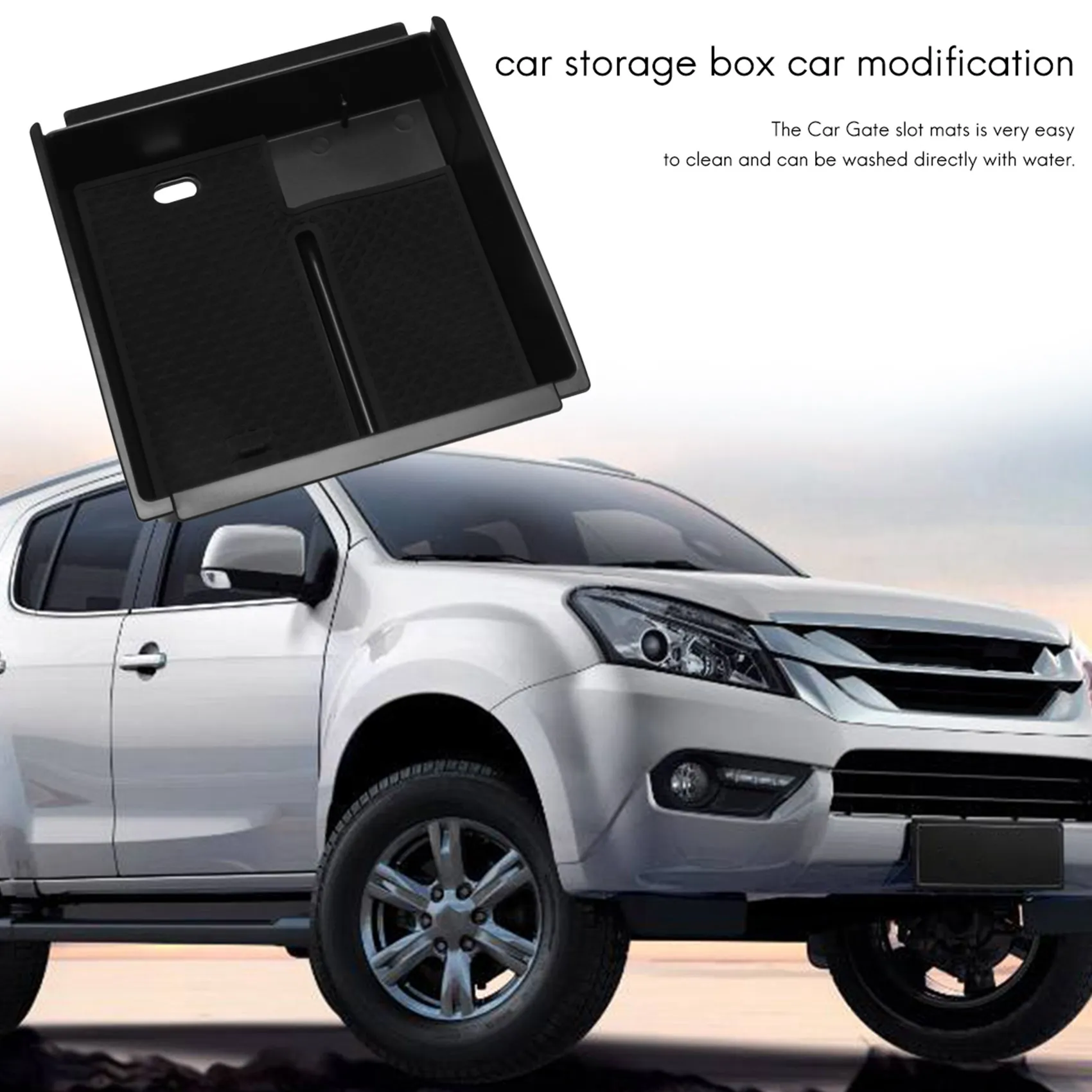 Ящик для хранения подлокотников Isuzu D-MAX MU-X 2012 - 2019 DMAX MUX tiading Box BLACK