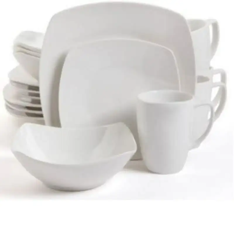Buffet ware 16 Piece Dinnerware Set in White