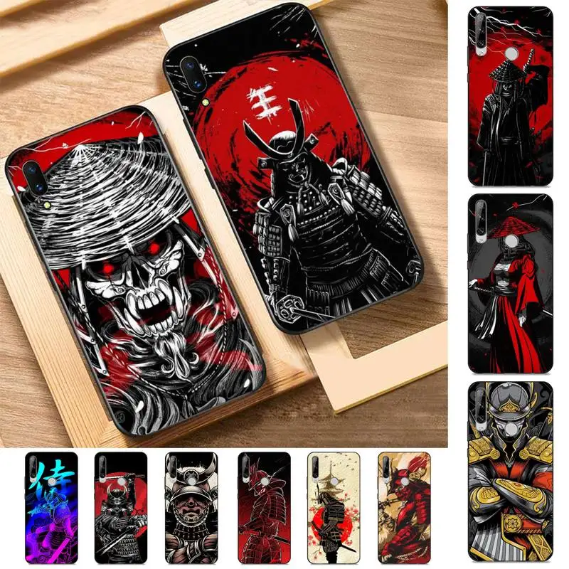 

Japan Samurai Art Phone Case for Huawei Y 6 9 7 5 8s prime 2019 2018 enjoy 7 plus