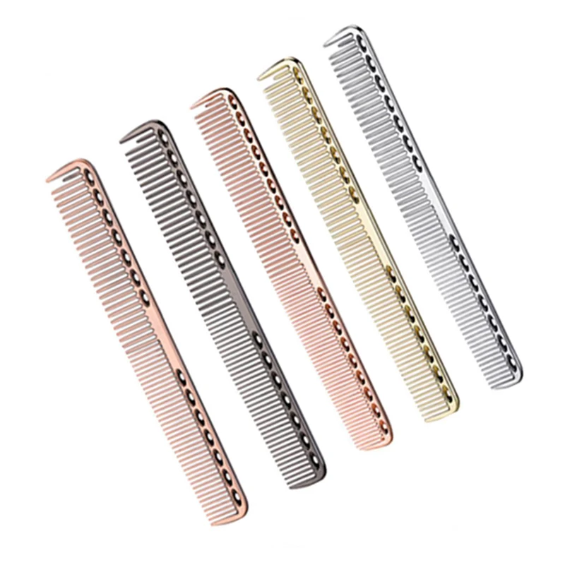 

Space Aluminuml Hair Comb Pro Hairdressing Combs расческа для волос Hair Cutting Dying Hair Brush Barber Tools Salon Accessaries