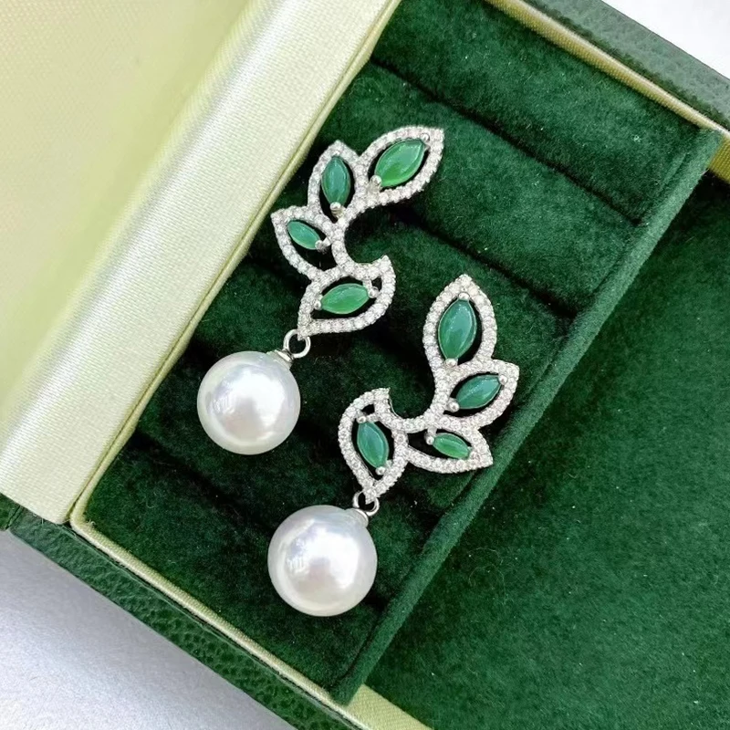 

Серьги-гвоздики в стиле ретро, 10-11 мм