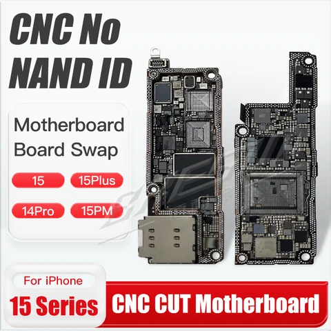 Материнская плата CUT с ЧПУ для IPhone 15 Pro Max 4G 5G, материнская плата для полировки процессора AP RF, IPhone 15 Plus, переключение процессора, замена базовой полосы