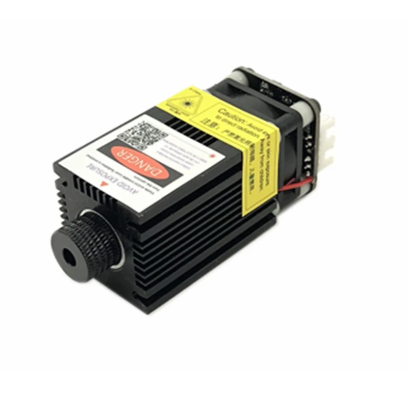 

405 нм, 500 МВт/1000 МВт, сине-фиолетовый лазерный модуль высокой мощности TTL PWM для гравировки и резки