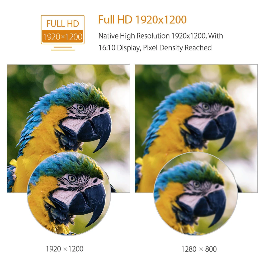Eyoyo 10-дюймовый HDMI IPS монитор 1920x1200 ПК ноутбук ЖК-экран дисплей с BNC VGA AV вход для