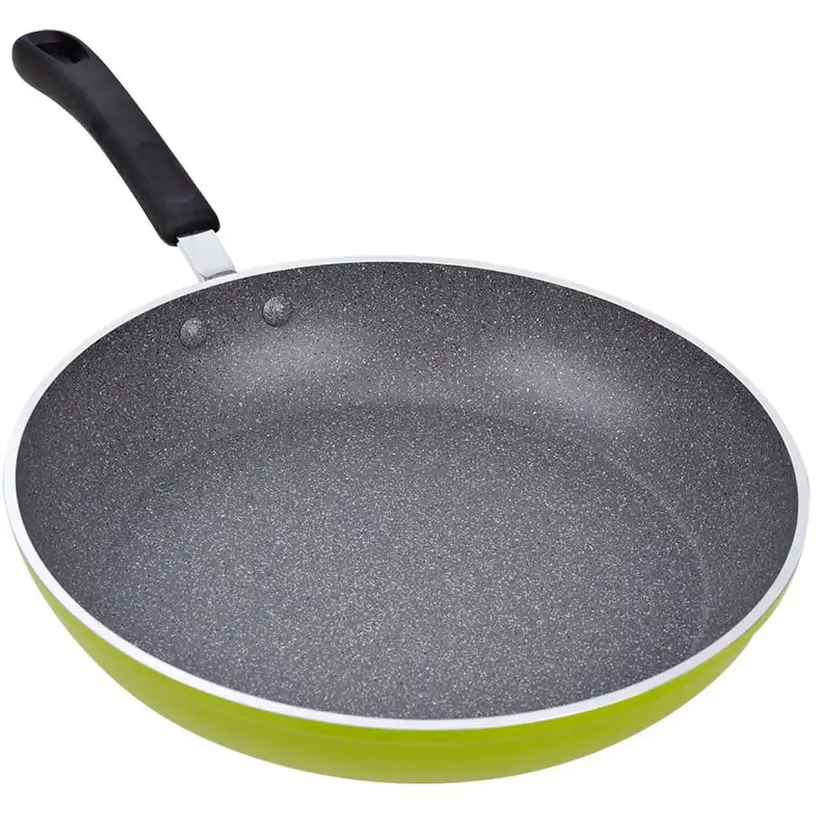 

12" Frying Pan/Sauté Pan with Non-Stick Coating Induction Compatible, Green