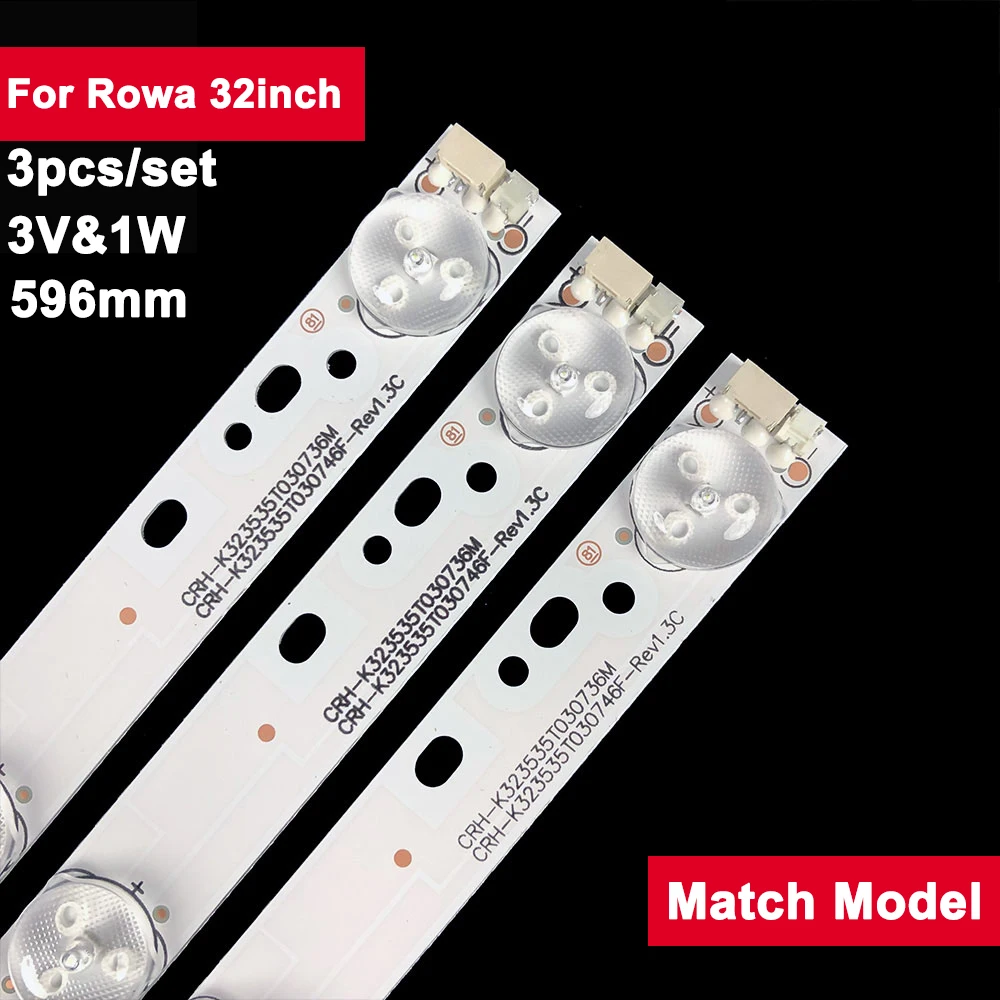 

3 шт./комплект, фотовспышка для Rowa 32S230 32S560 LED32C370 LED32538 LED32538F LED32538M