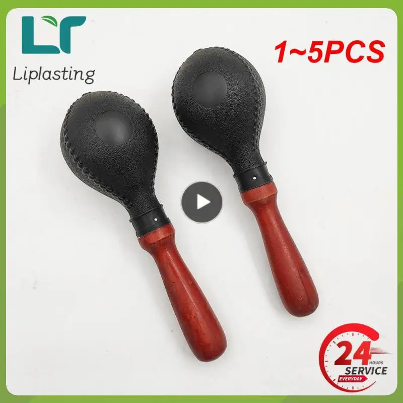 

1~5PCS New Pair of Maracas Shakers Rattles Sand Hammer Percussion Instrument