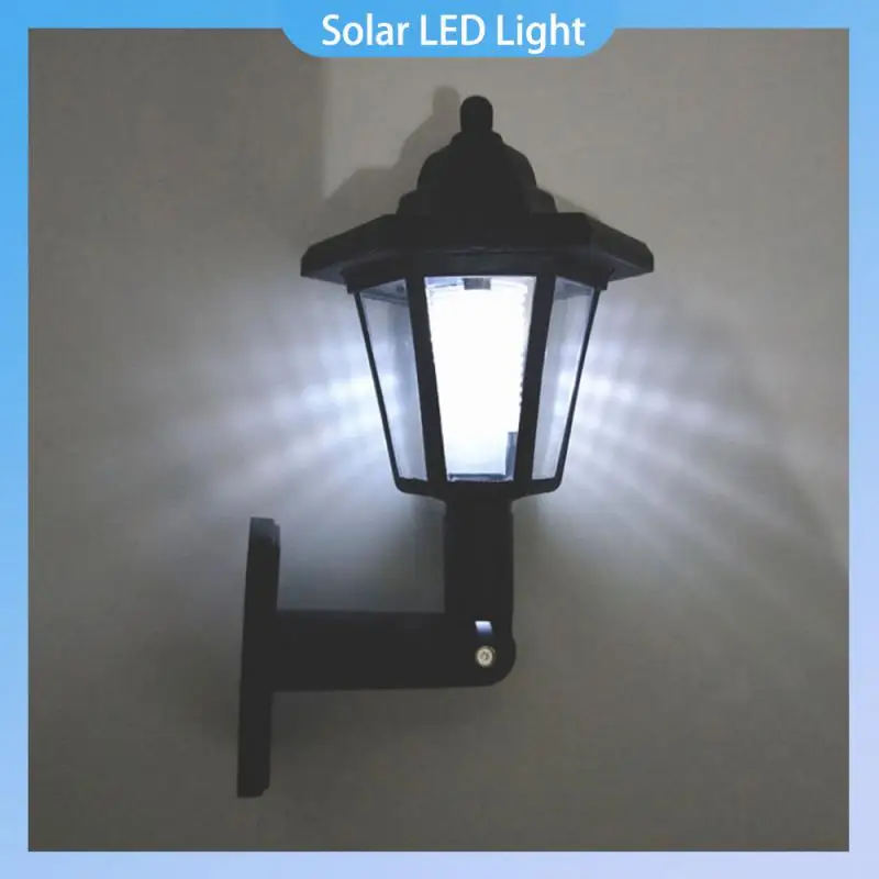 

Solar LED Light Outdoor Wall Lamp Garden Light Hexagonal Solar Lantern Light Waterproof Solar Lamp Retro Garden Light Decor New