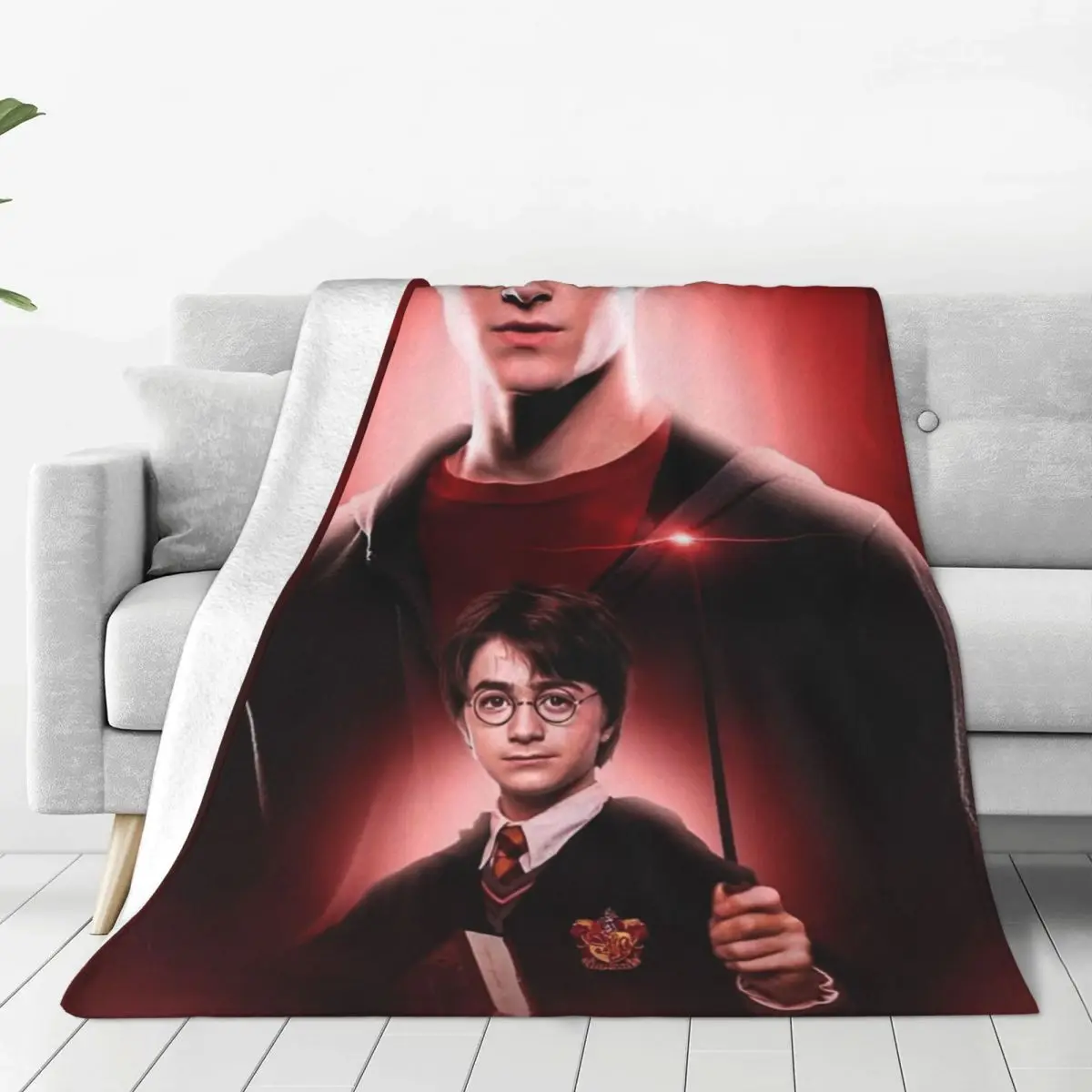 Одеяла из фильмов H-HARRY P-POTTER фэнтезийные литературные романы фланелевое одеяло