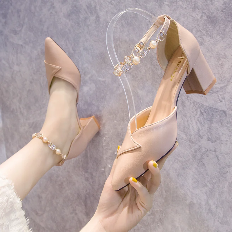 

Женские свадебные туфли с ремешком на щиколотке, белые или персиковые туфли с ремешком на щиколотке, свадебные туфли, 2023