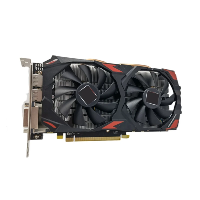 1 Pc RX580 1284M/1750Mhz Computer Game Graphics Card Computer Gaming Graphics Card Accessories