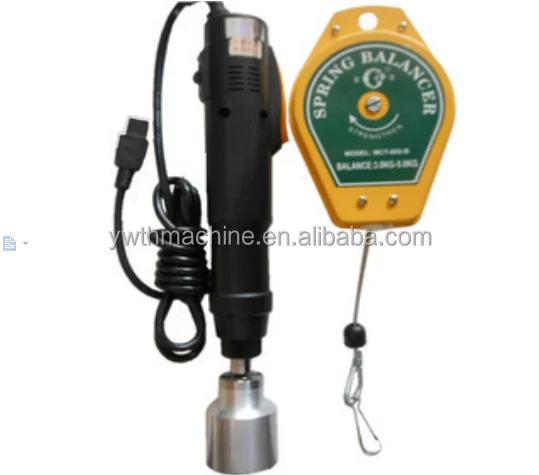 

Ручной аппарат для завинчивания крышек бутылок с регулируемой скоростью