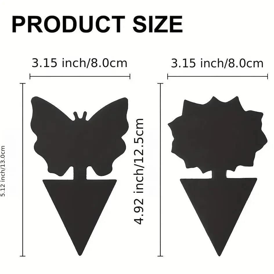 12/24 Шт. Черные Липкие Ловушки Для Мух Двусторонний Мощный Клей Борьбы С