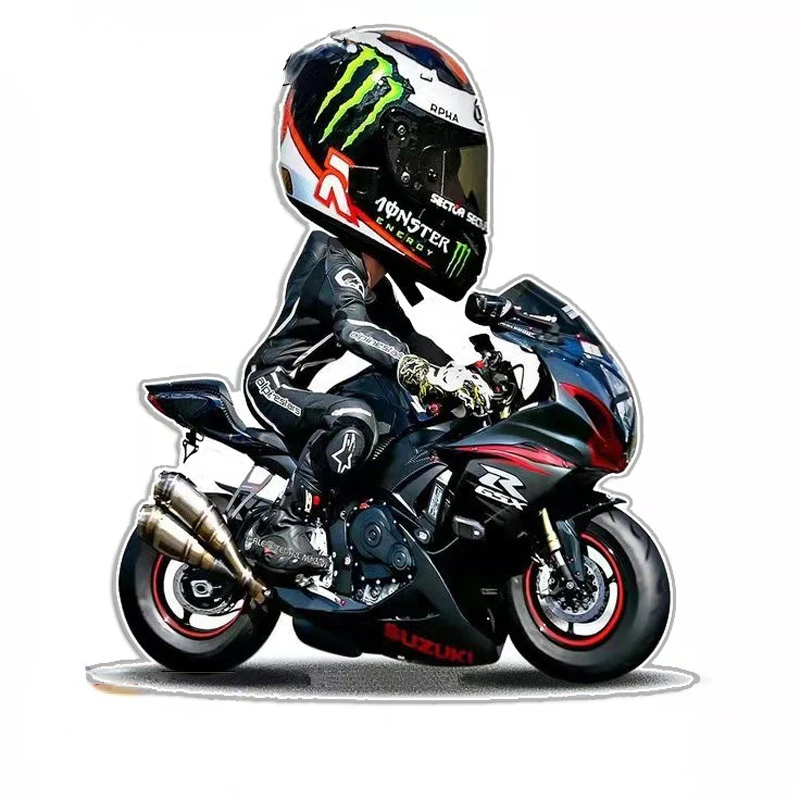 Наклейки гоночные в стиле ретро наклейки для ноутбука с мотором