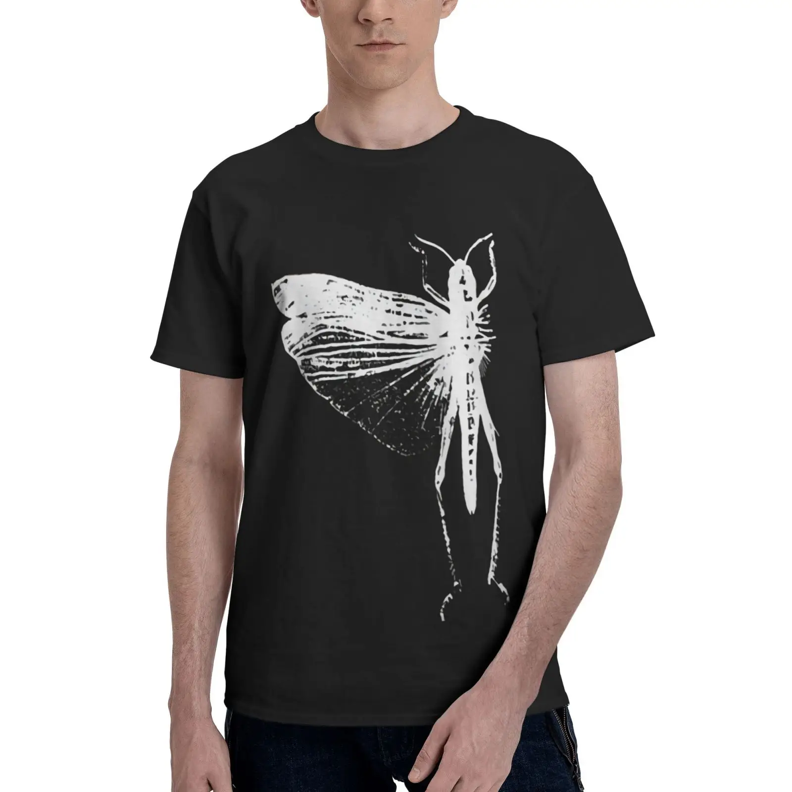 

Футболка мужская оверсайз с надписью «The Locust Band»