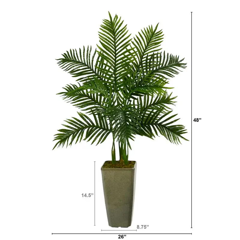 

Areca Artificial Tree in Green Planter (Real )