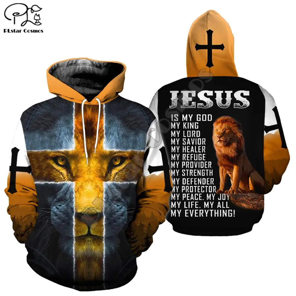 

PLstar Cosmos Christian Catholic Jesus Retro Streetwear hoodies Fashion Pullover 3D Printed Zip Hoodies/Sweatshirts dropshipp