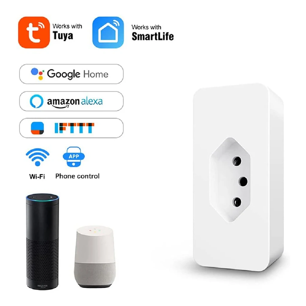 

Умная розетка с поддержкой Wi-Fi, 16 А