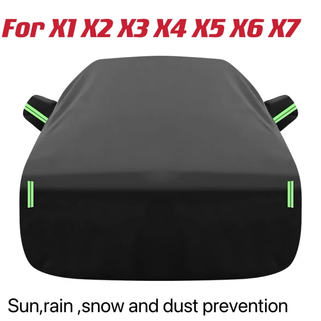 

Автомобильный чехол для X1 X2 X3 X4 X5 X6 X7, чехол для защиты от солнца, УФ-лучей, пыли, дождя, снега, с защитой от града