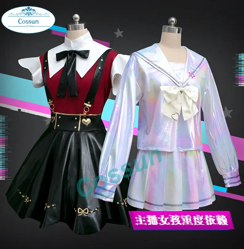 Костюм для косплея NEEDY GIRL OVERDOSE игра Needy Girl Overdose черная юбка из искусственной кожи