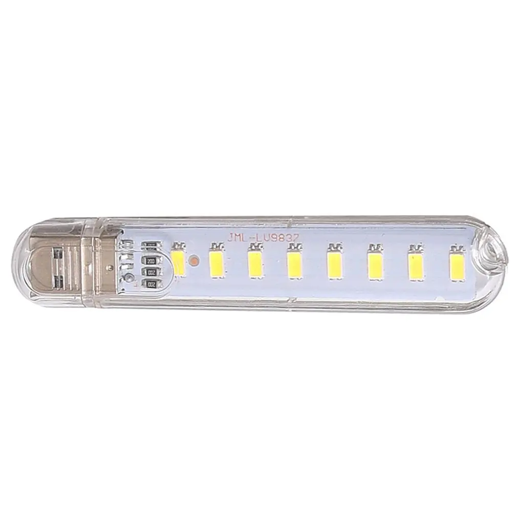 

1 шт. мини 3 светодиода 8 светодиодов USB 5 В светодиодный ночсветильник настольная лампа для чтения книг лампа для кемпинга детские подарки дл...