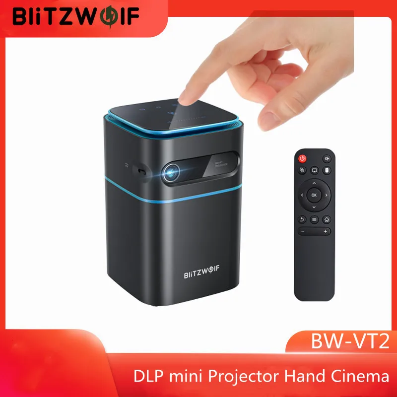 

BlitzWolf BW-VT2 DLP мини-проектор с Wi-Fi Портативный 1080P Ручной кинотеатр кино 4K видео мини светодиодный проектор Wi-Fi беспроводной проектор
