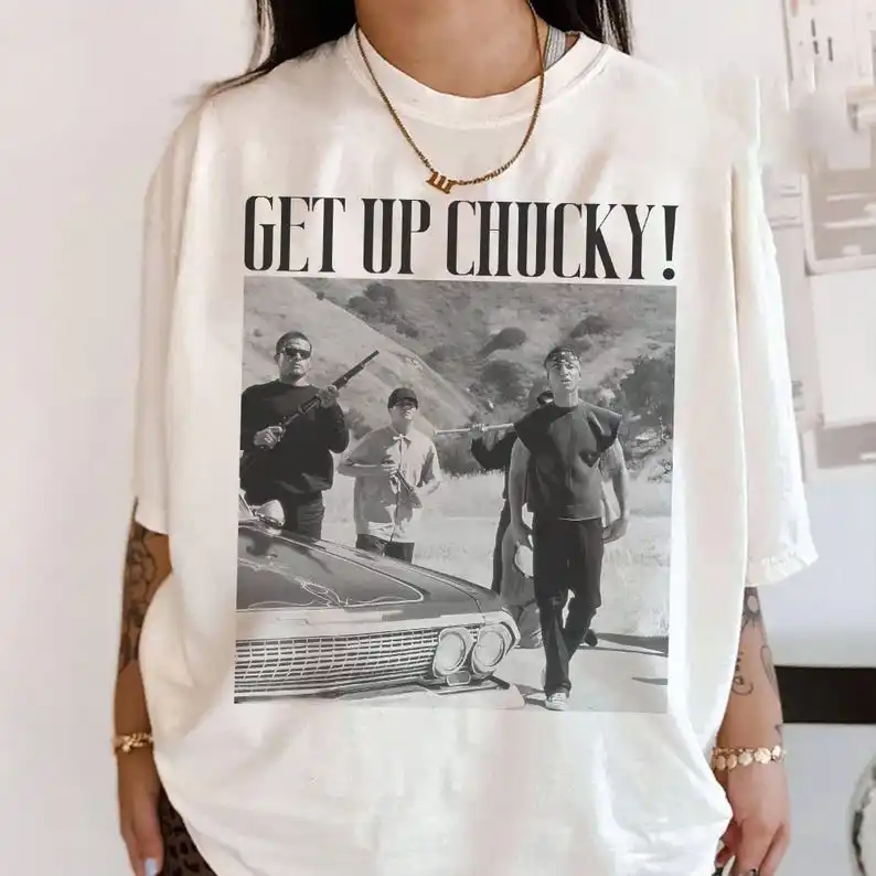 Рубашка Paco Get Up Chucky Bootleg, винтажная футболка Vatos Locos, толстовка из старого фильма, винтажная рубашка из фильма, рубашка в стиле ретро 90-х годов (art.: 3920cdff025a4) - 3920cdff025a4
