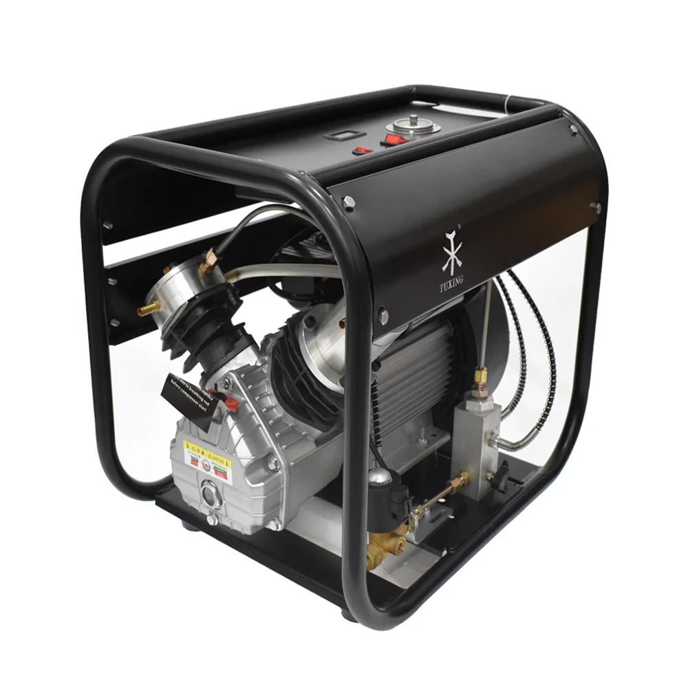 High Pressure Automatic Deflation Compressor For Fast Filling Diving Scuba Tank Txed013