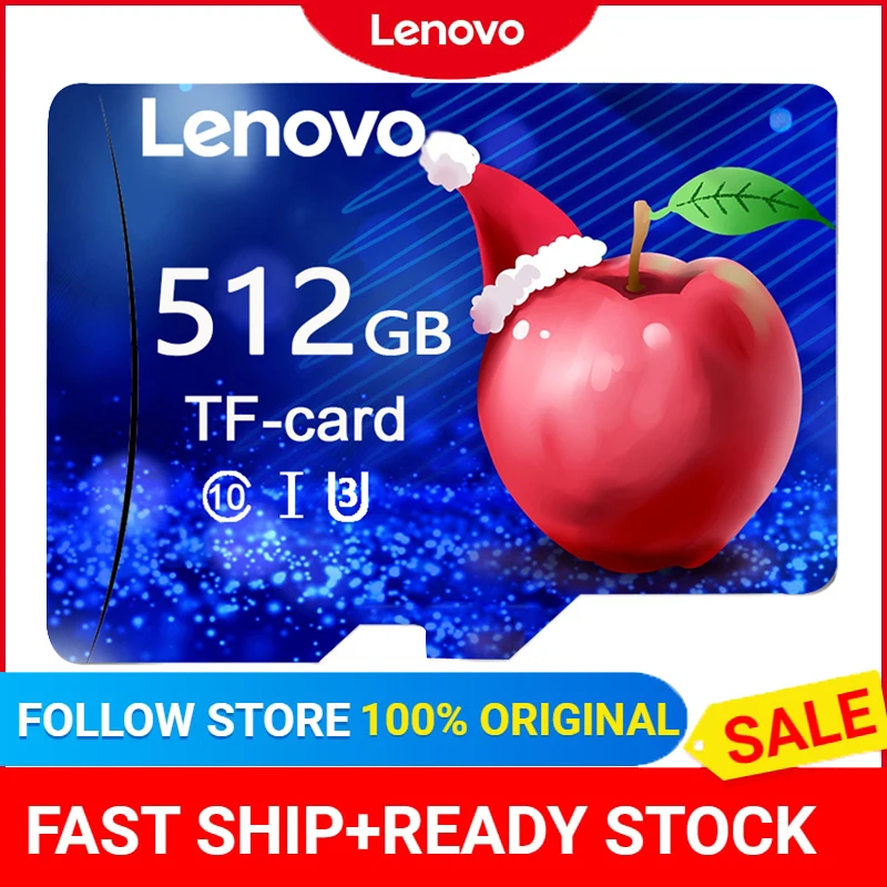 

Top Lenovo Original Micro Fast-Speed Mini SD TF Flash Card A2 V30 128G 256G Memory Card For Camera Games Smartphone Adapter 512G