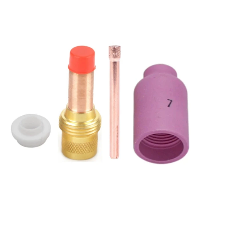 

4Pcs TIG Gas Lens KIT Size 3/32 Inch 45V26 10N24 54N15 54N01 Fit TIG Welding Torch Accessories PTA DB SR WP17 18 26